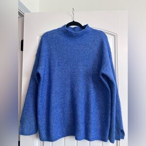 LOFT Vibrant Blue Knit Sweater